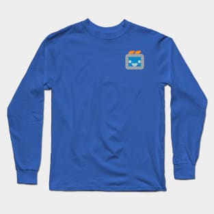 Robot Friend 2000 (Crest) Long Sleeve T-Shirt